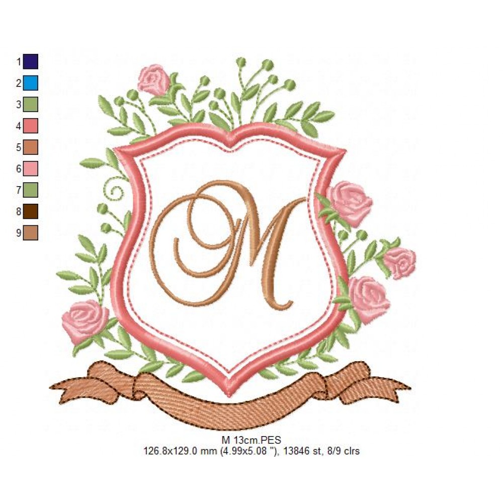 13cm Embroidery Design