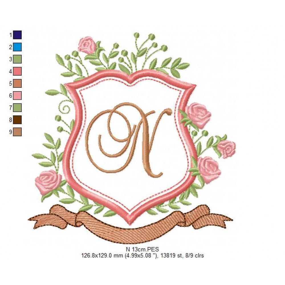 13cm Embroidery Design