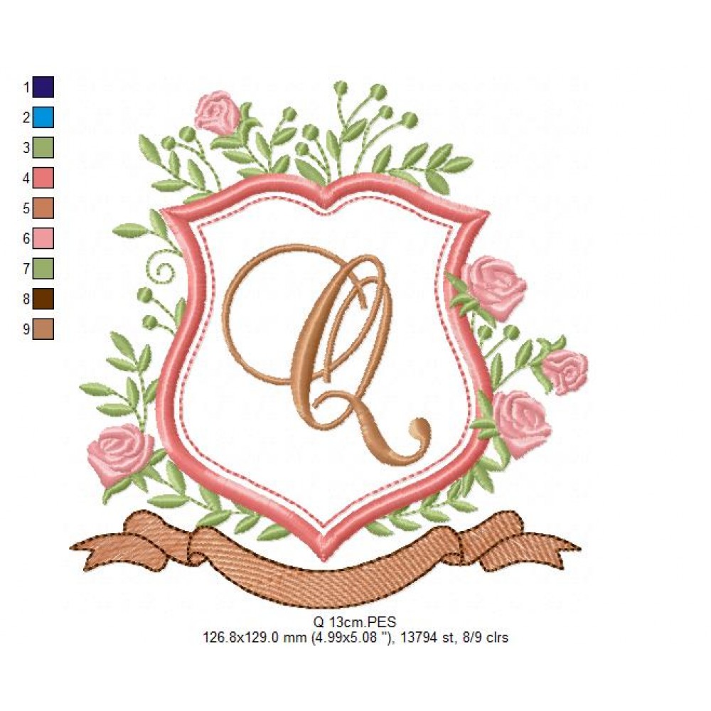 13cm Embroidery Design