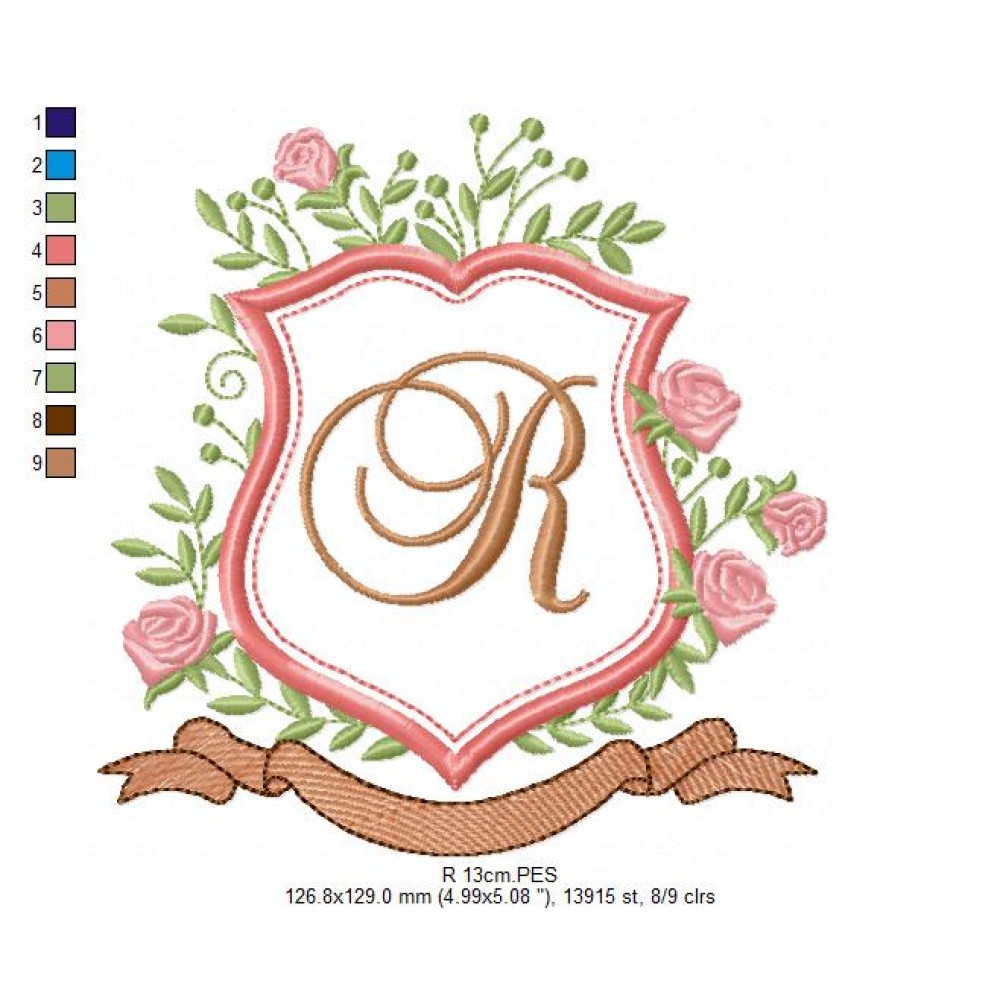 13cm Embroidery Design