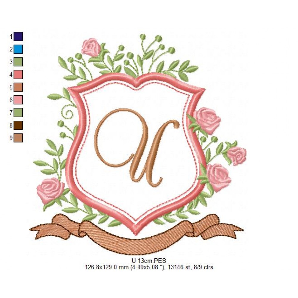 13cm Embroidery Design