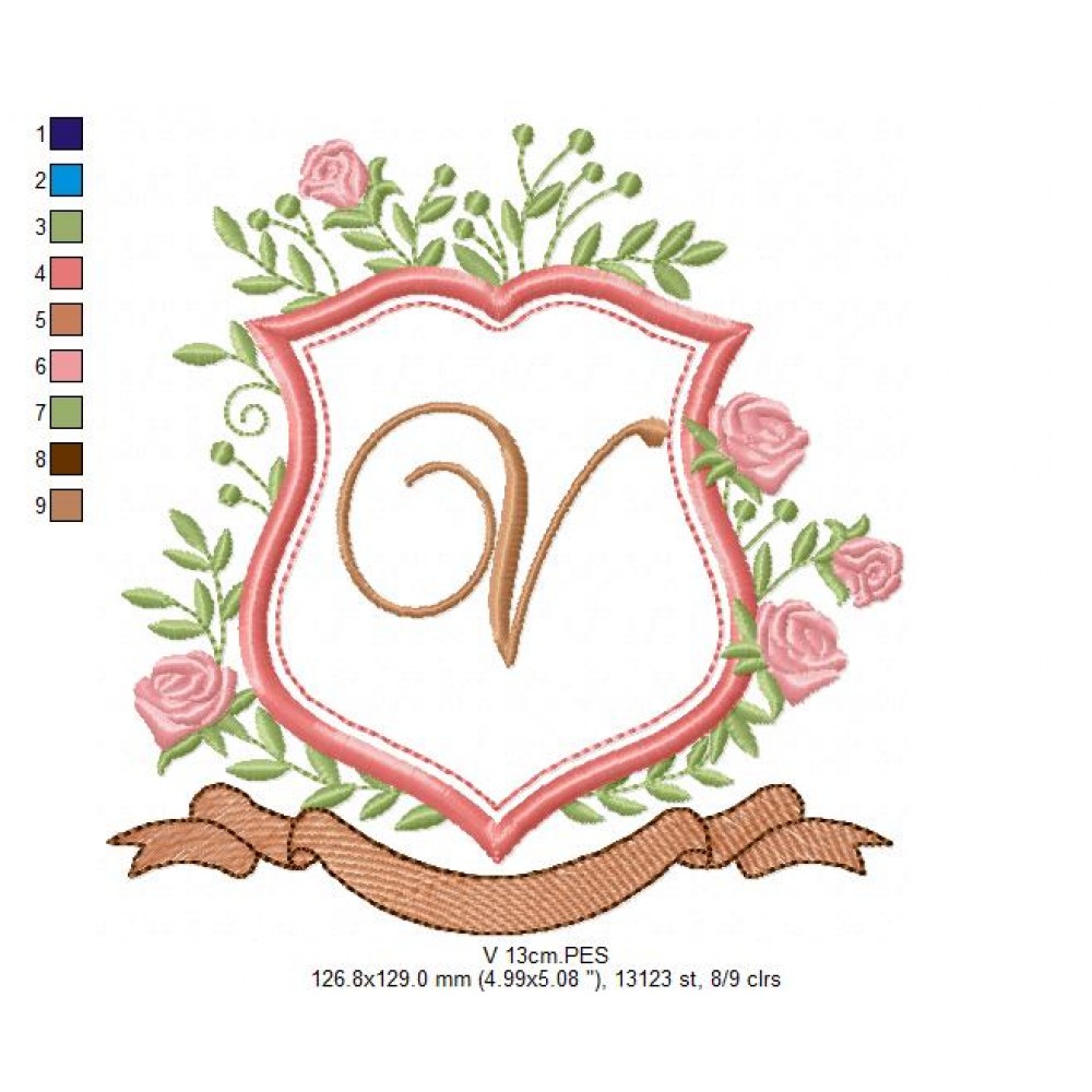 13cm Embroidery Design