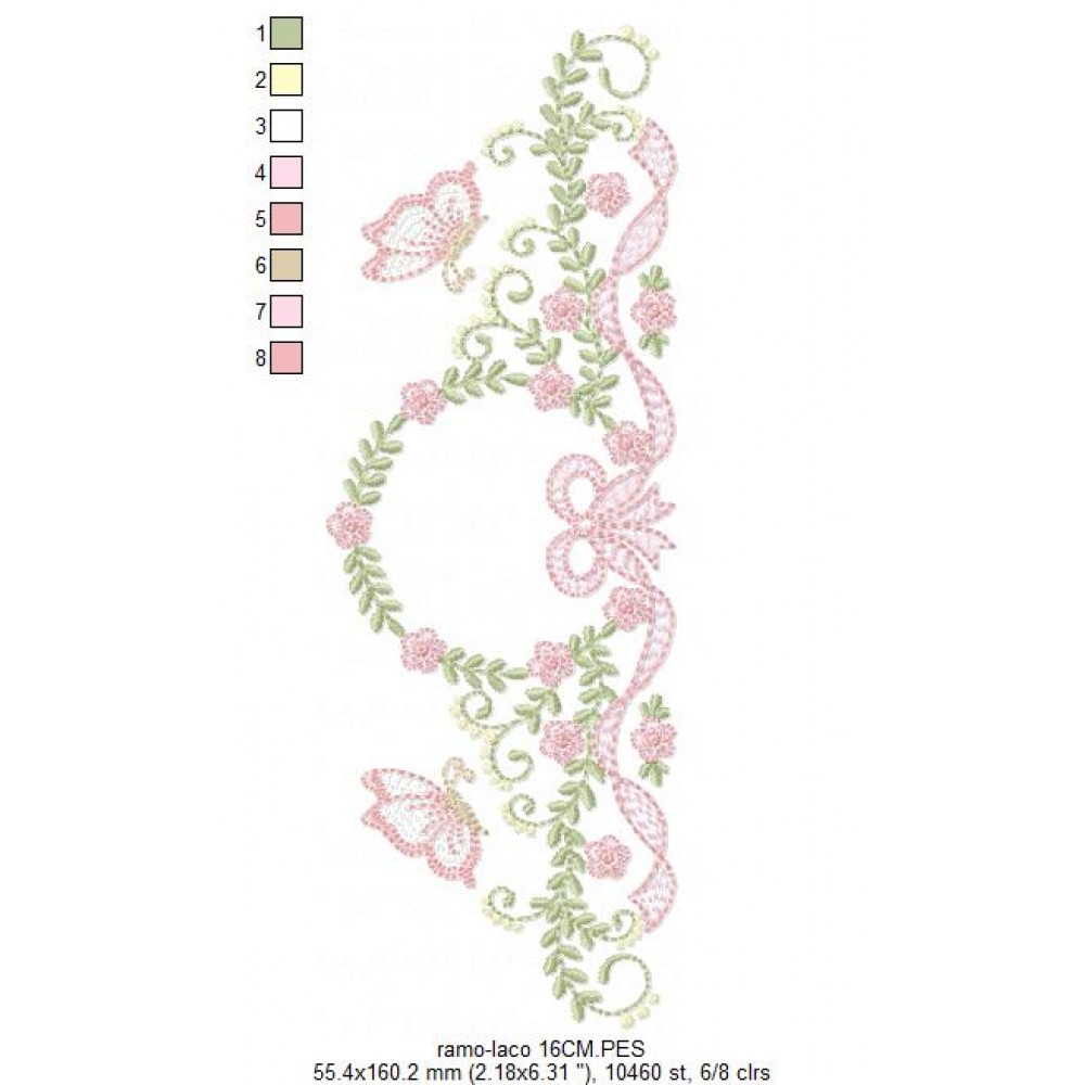 16CM Embroidery Design