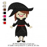 05 Witch Stitched 3_5 Inch Embroidery Design