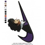 Cowboy Bebop Anime Character with Nike Swoosh