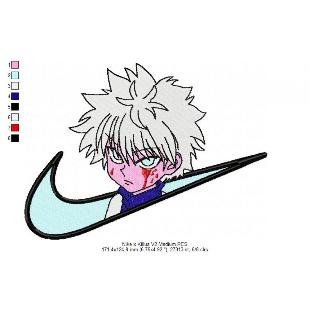 Anime Levi Swoosh Logo Design