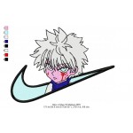 Anime Levi Swoosh Logo Design