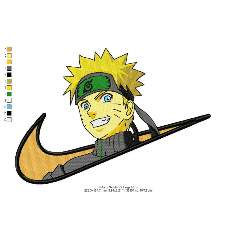 Anime Rick And Morty Swoosh Design