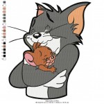 Tom and Jerry Embroidery Design 1