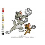 Tom and Jerry Embroidery Design 13