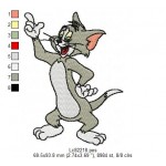 Tom and Jerry Embroidery Design 19