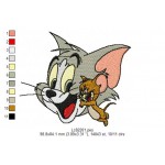 Tom and Jerry Embroidery Design 2